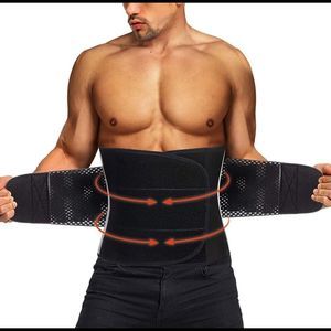 ⚡️ Men’s Tummy Control Waist Trimmer 6ack Ab Belt Sauna Waist Trainer